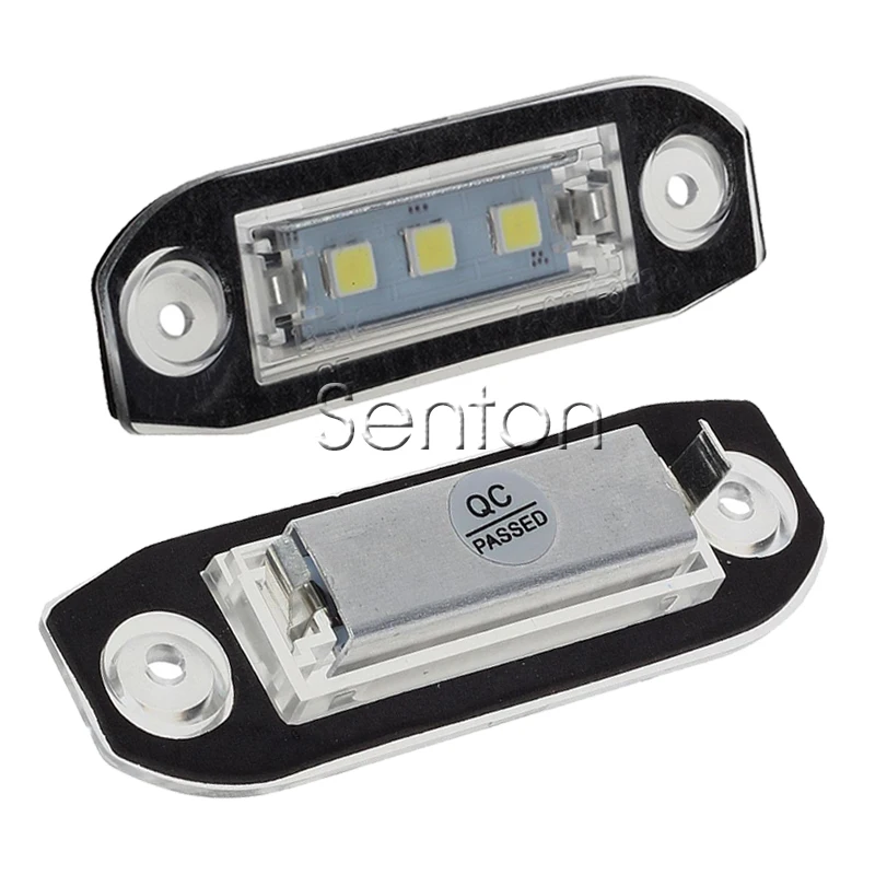 1Pair Car number License Plate Light 12V White SMD LED lamp Styling For Volvo XC90 S80 V70 S60 XC60 S40 V50 accessories | Автомобили и