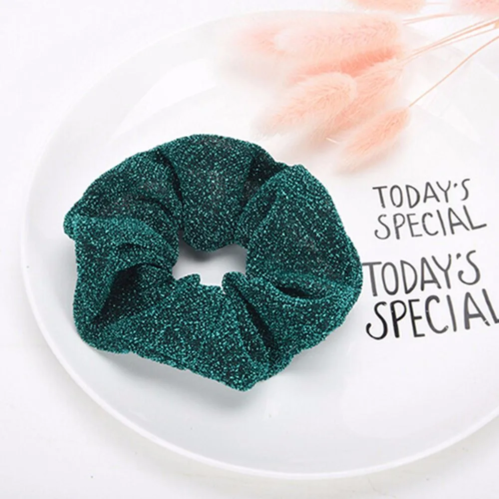 Женские резинки для волос большого размера блестящие эластичные Женская резинка