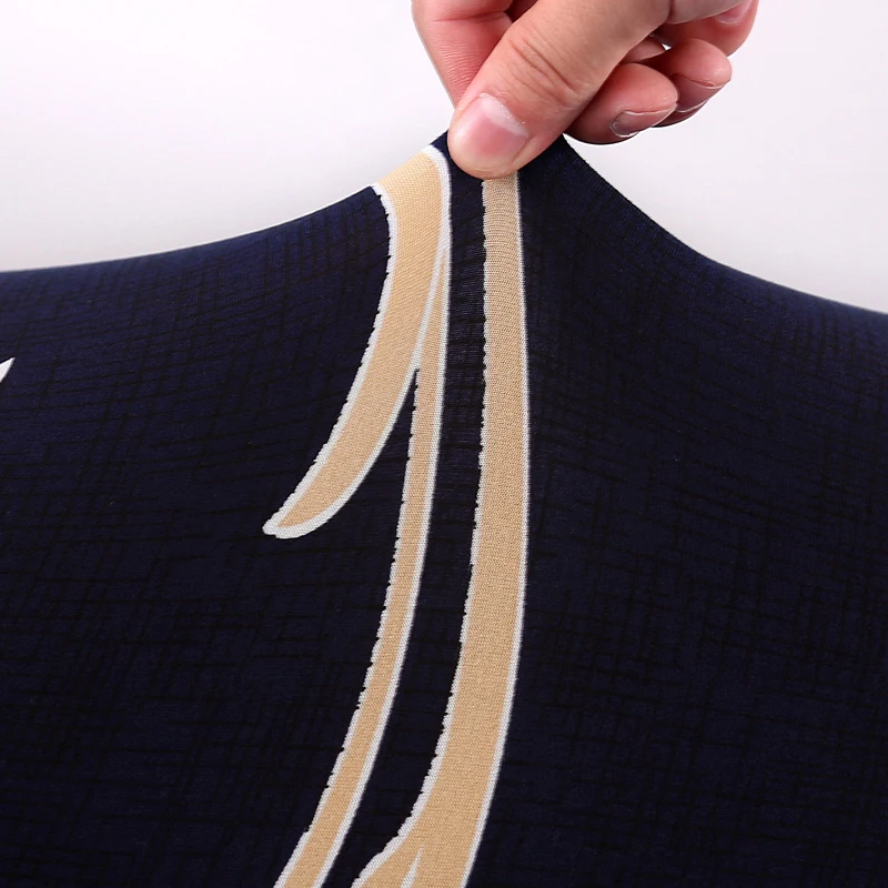 Стиль барокко диван охватывает стрейч для гостиная чехлы из спандекса чехол