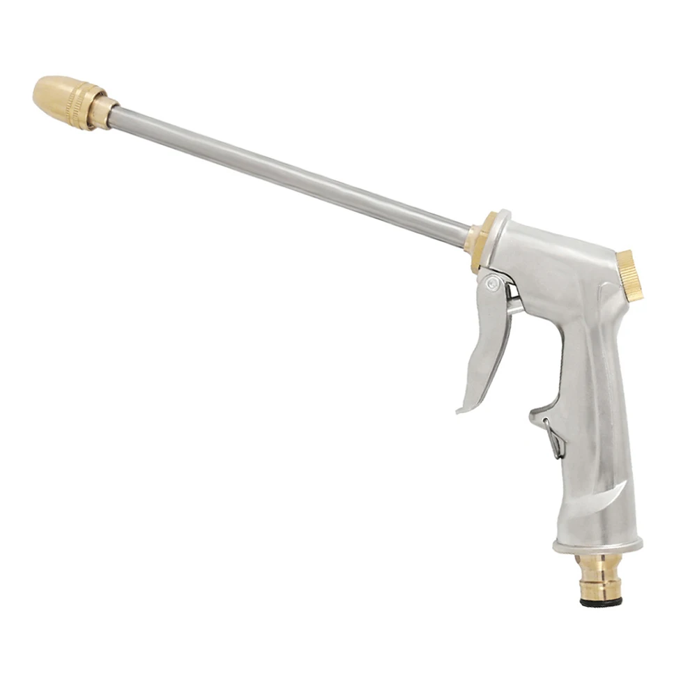 Водяной пистолет садовый шланг форсунка водяной спрей регулируемая мощная мойка