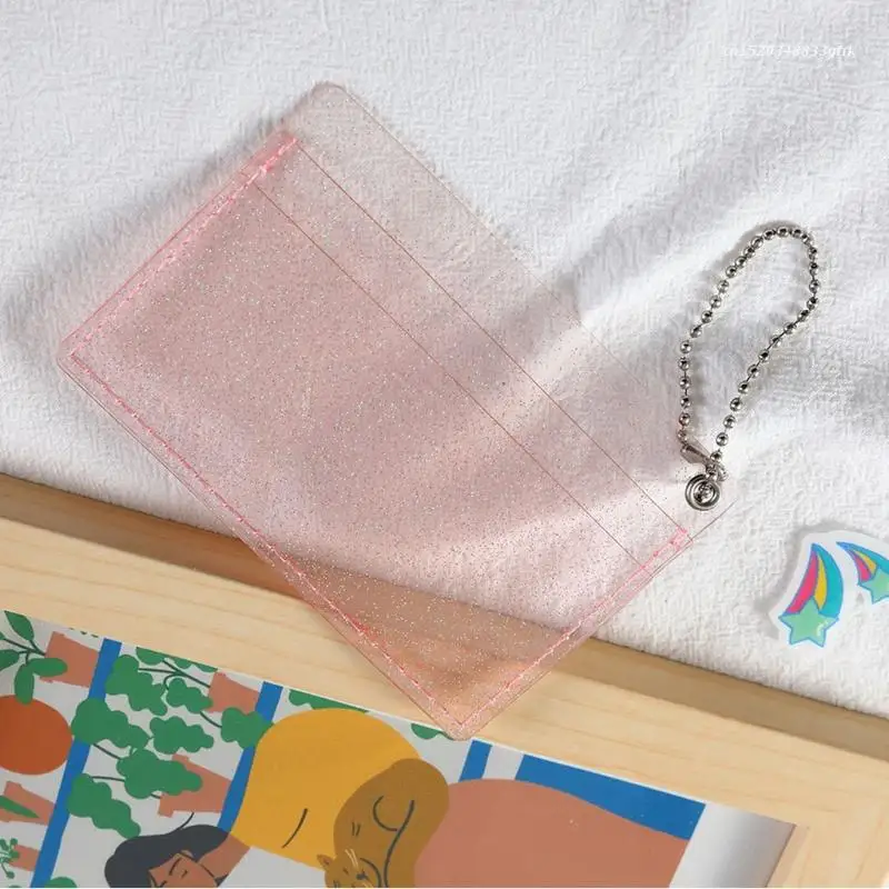 

Transparent Women PVC Jelly Bag Mini Money Wallet Bus Credit Card Holder Clear Wallet Ladies Purse Hot