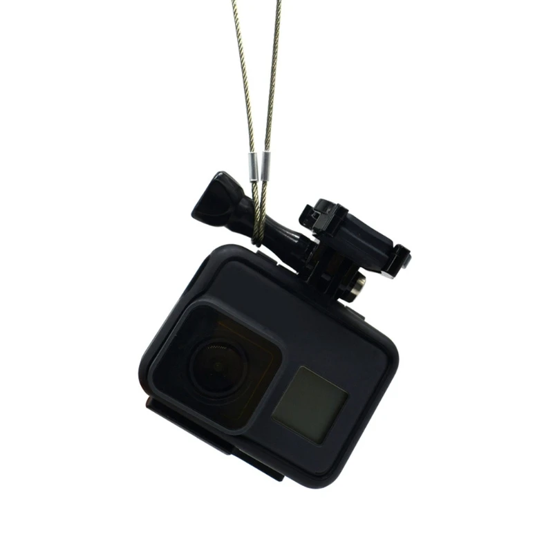 

Safety Strap Stainless Steel Tether Lanyard Wrist Hand 30cm for gopro Camera New