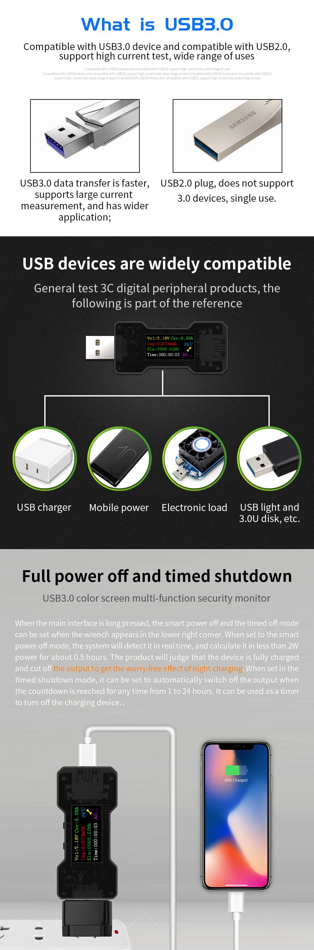 FNB18 USB Тестер DC Цифровой вольтметр amperimetro измеритель напряжения тока Ампер Вольты ампреметр детектор Банк питания зарядное устройство индикатор