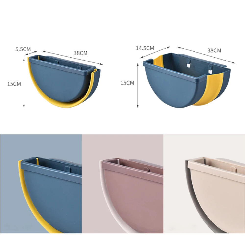Складная мусорная корзина для шкафа мусорный контейнер кухни ванной туалета