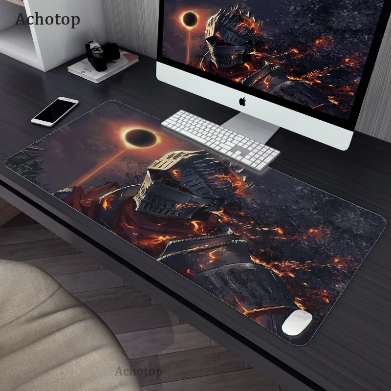 Большой компьютерный коврик для мыши Dark soul XXL 800x300 мм крутой Настольный