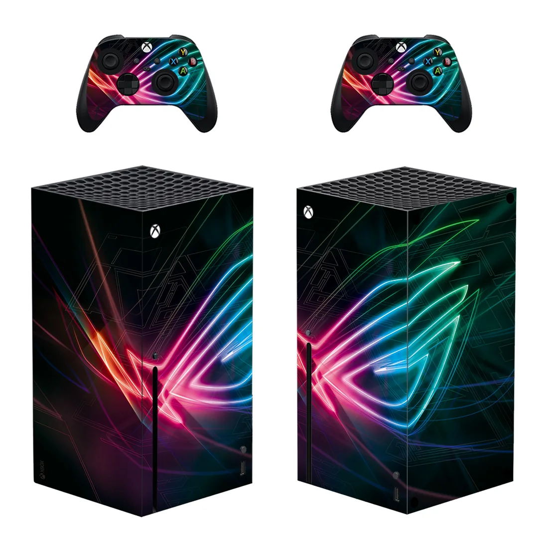 

Наклейка для консоли и 2 контроллеров, стиль 1