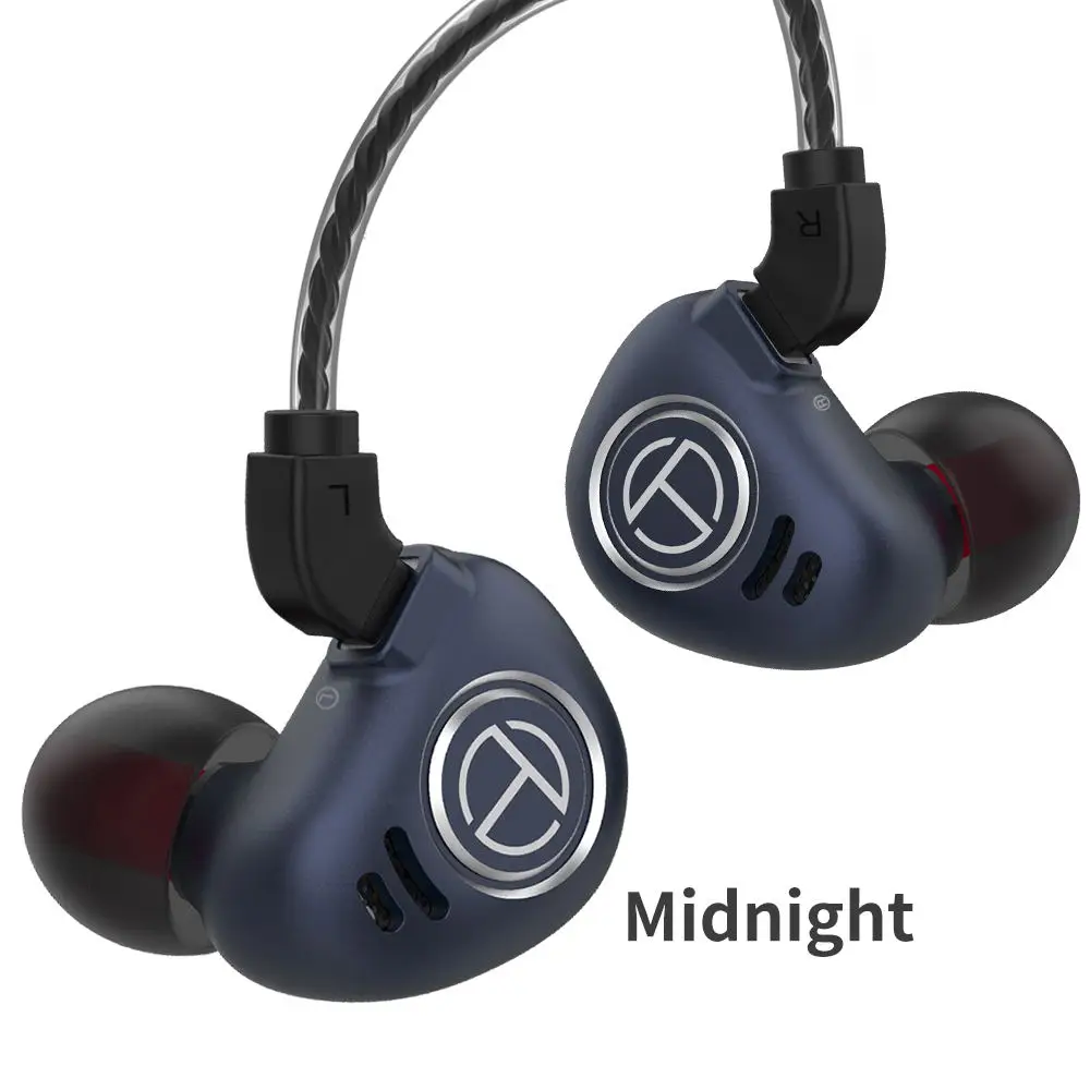 blue without mic TRN V90 В ухо Металлические Наушники 4BA 1DD гибридный 5 драйвер Untis IEM HIFI монитор DJ бег спортивная Гарнитура 2Pin съемный кабель ZST - Цвет: blue without mic