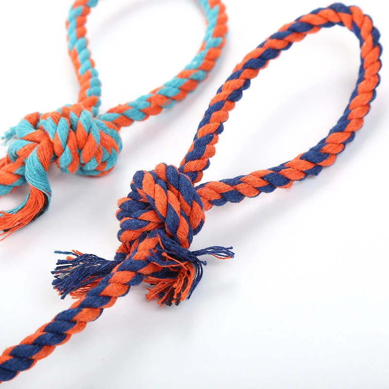 

1PC Dog Cotton Rope Toy Small and Medium Sized Dog Outdoor Interactive Bite Toy eeth Cleaning Molar Toy TXTB1