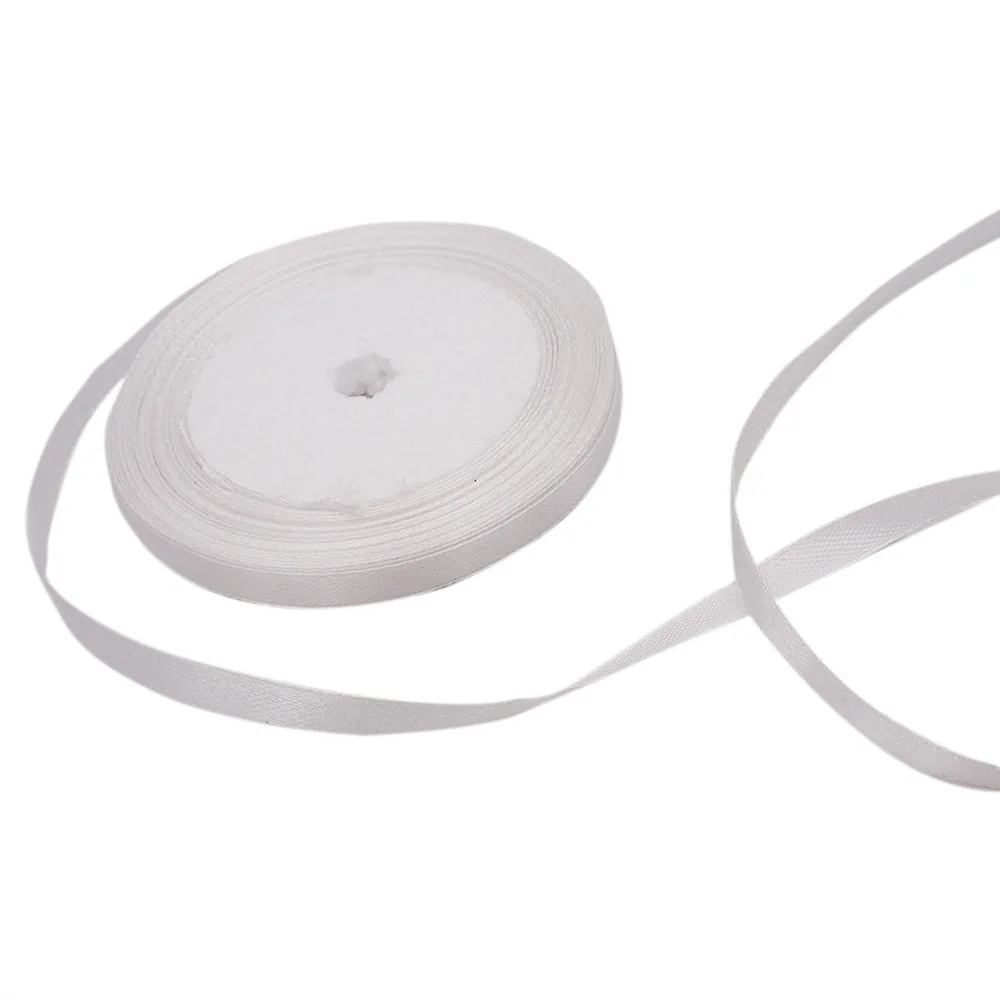 25 ярдов/рулон атласные ленты подарочные упаковочные материалы лук ремесло