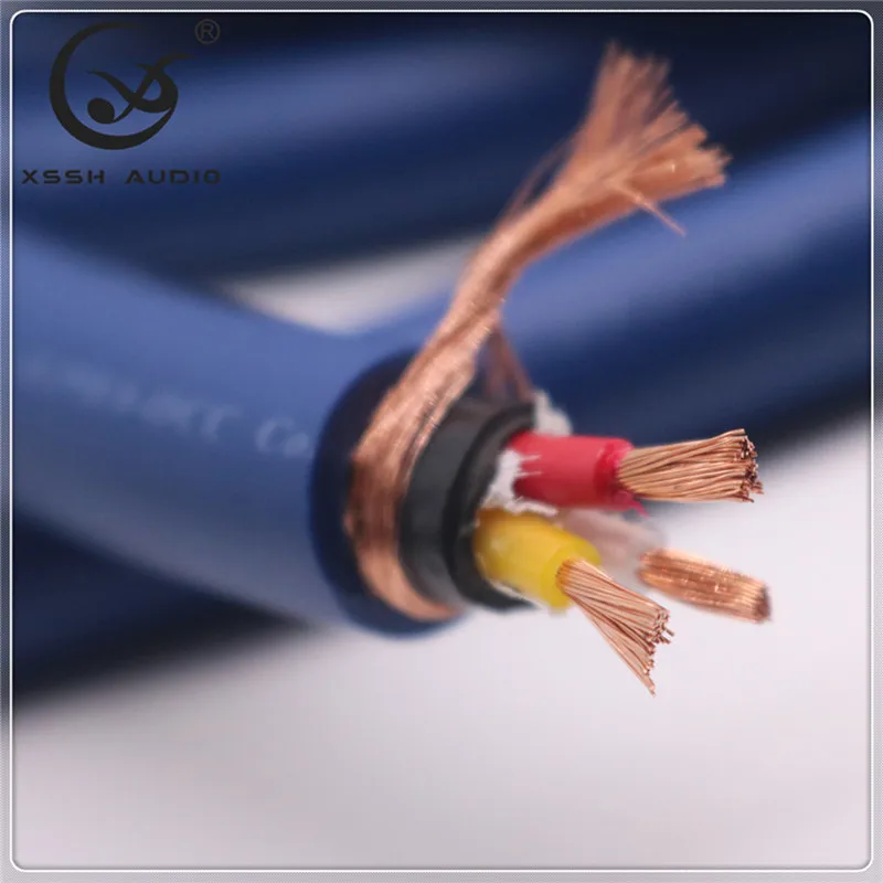 Аудиокабель XSSH Hi End HIFI серии II шнур питания Fi US/EU для DVD AMP усилителя CD плеера