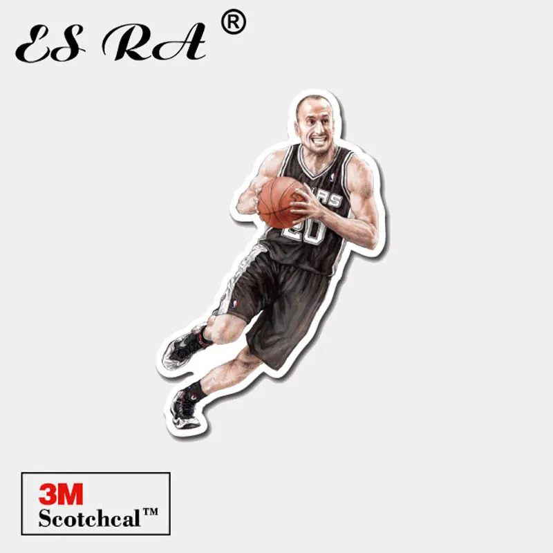 Цельные наклейки для игроков баскетбола баскетбольные звезды Ману гиногбиль
