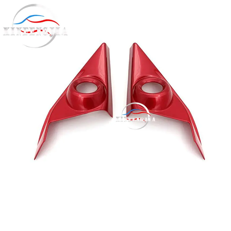 Подходит для Honda Civic 2016 2019 Red A Pillar Stereo Speaker Frame Trim|Лепнина интерьера| |
