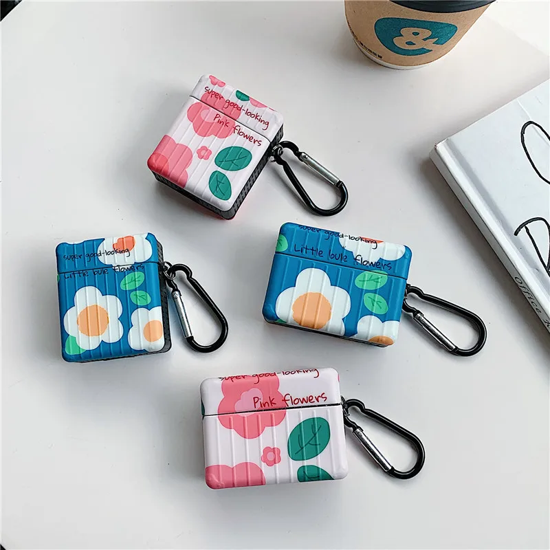 Чехол из силикона для Airpods Pro с обложкой свежего цветка беспроводных наушников Bluetooth Apple Air Pods 3 2 1 Fundas.