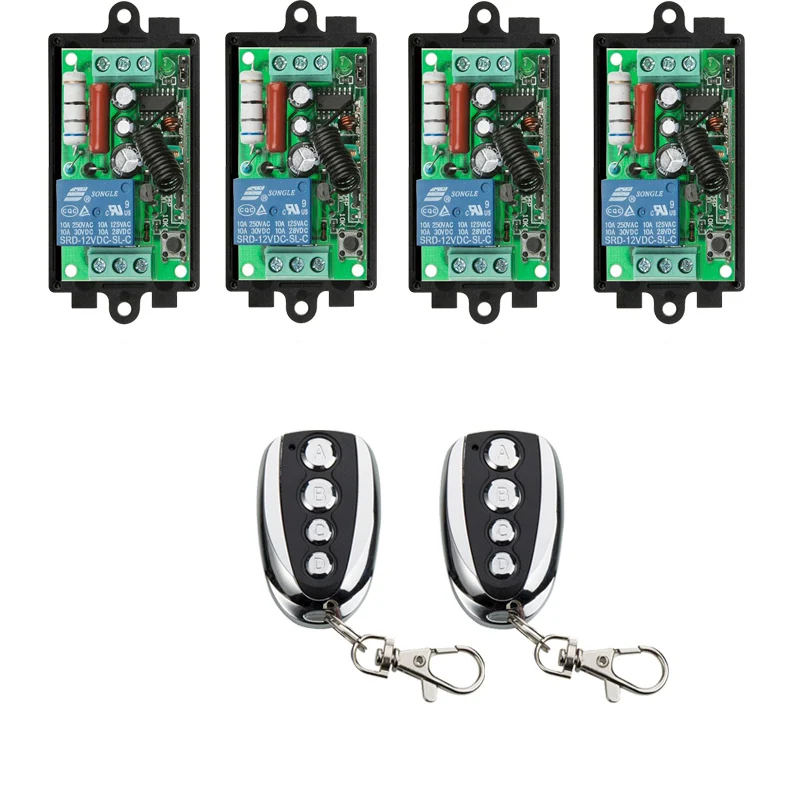 220 В переменного тока 1 канал RF беспроводной пульт дистанционного управления