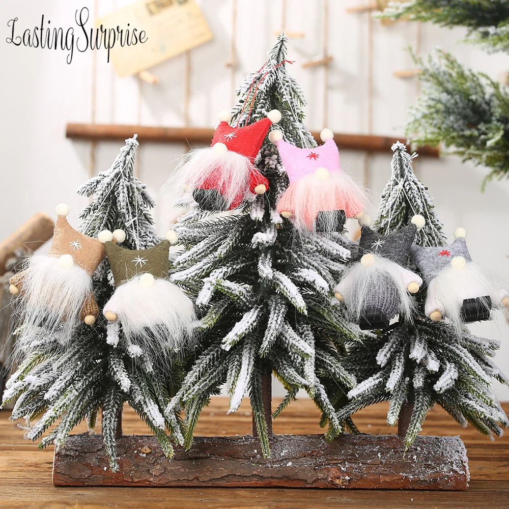 2020 рождественские безликие Куклы Орнамент скандинавские земли Бог Санта Клаус