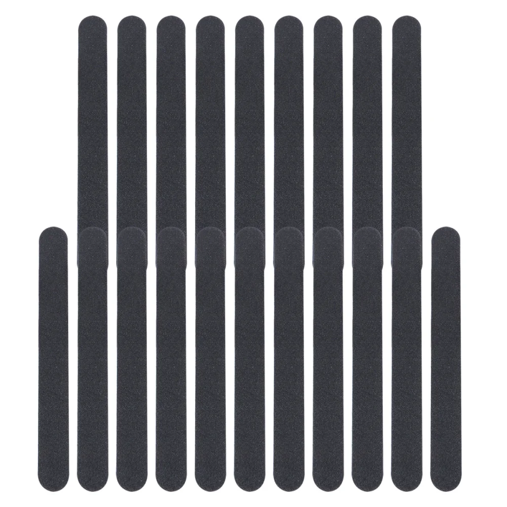 

50pcs EVA Nail File Nail Polish Strip Double Side Grinder Nail Art Tool for Salon Nail Art Shop (Black)