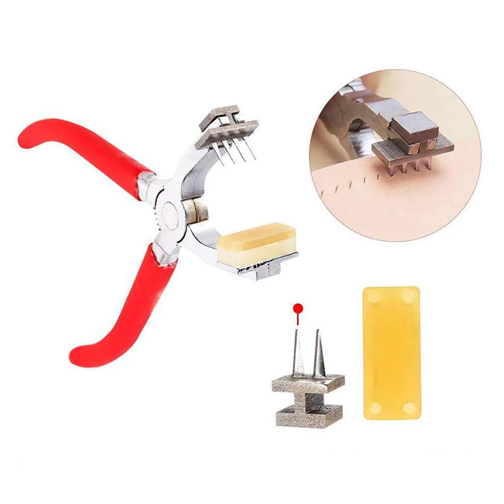 

273Pcs Leather Craft Tools Kit For Hand Stitching Sewing Punch Carving Work