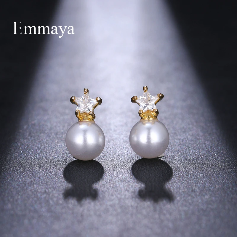 Emmaya Очаровательная маленькая звезда над жемчугом очаровательные дизайнерские