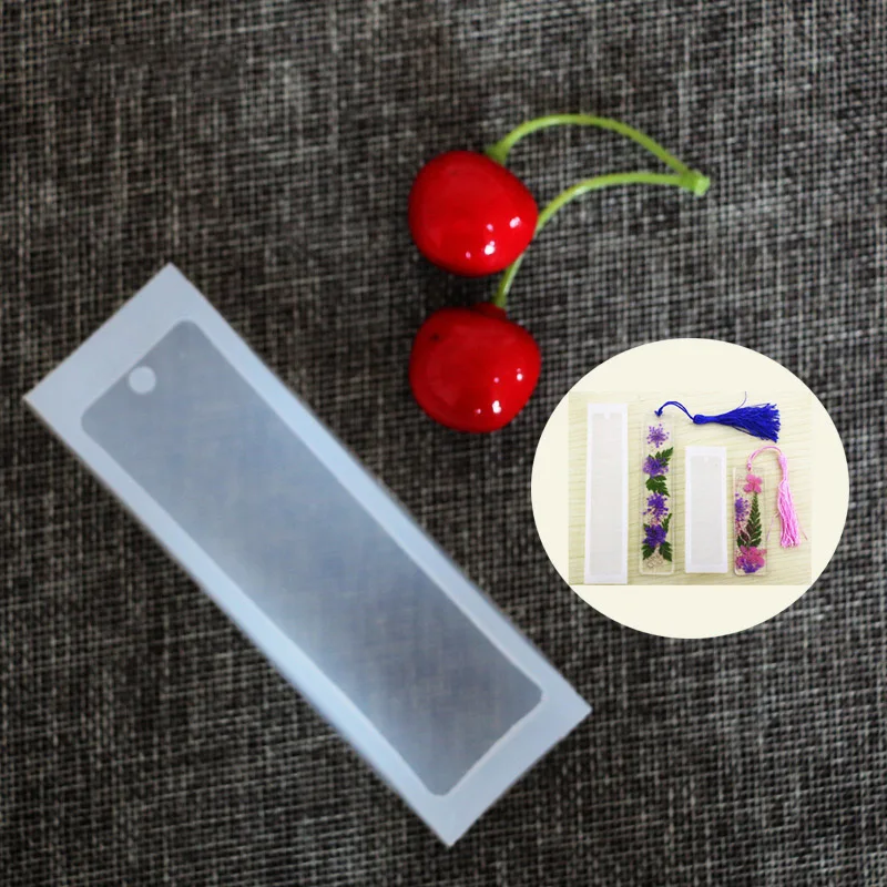 1 шт. силиконовая форма закладки DIY Закладка Прямоугольная изготовление
