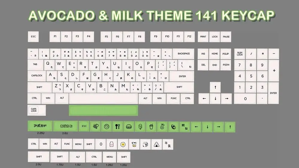 

1 Set Honey And Milk Theme Key Caps For MX Switch Mechanical Keyboard PBT Dye Subbed Bee Japanese Minimalist White Keycaps XDA