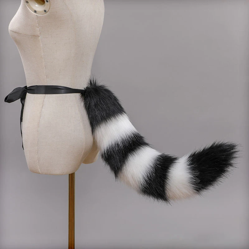 Adjustable Belt Fox Tail Cat Prop Fur Furry Cosplay Carnival Party Christmas Halloween Xmas Tassels Anime Accessories | Тематическая