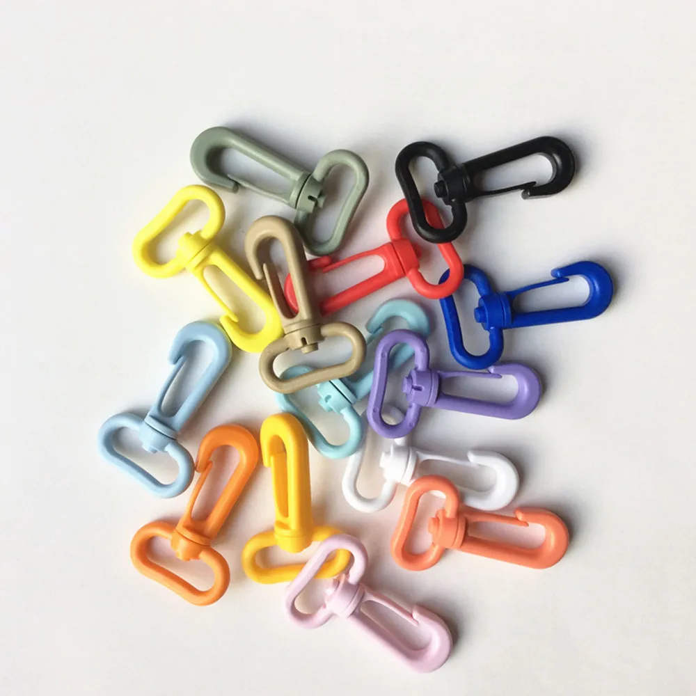 5 шт. пластиковые разноцветные застежки-карабины 25 мм | Дом и сад