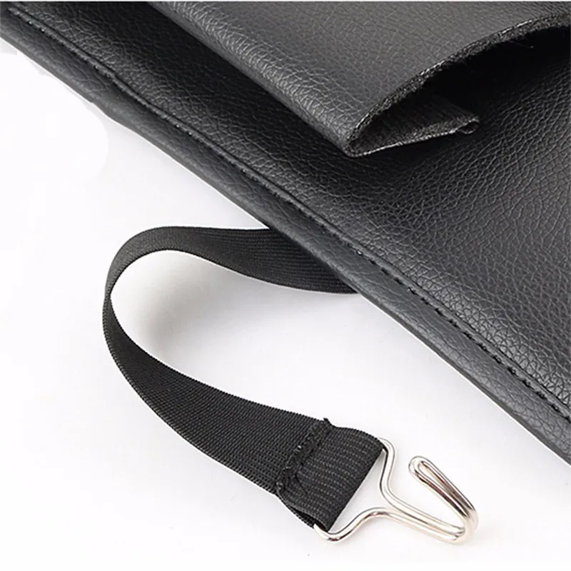 

Car Seat Back Organizer Car Storage Bag Travel Box Multi-pocket PU Leather Backseat Hanger Auto Accessories Interior Stowing