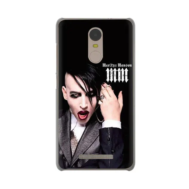 Защитный жесткий чехол для телефона EWAU Marilyn Manson для Xiaomi Redmi 4A 4X5 5A 6 6A 7 7A Plus GO S2 K20 pro