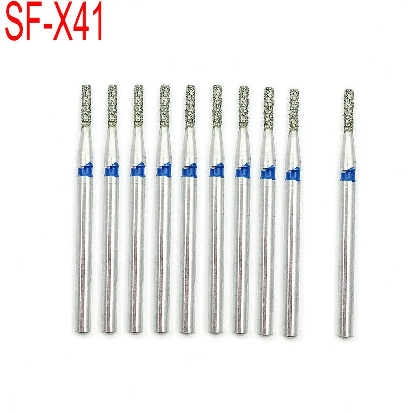 10 шт./партия Dental высокоскоростные алмазные буры дантист Средний Алмазный