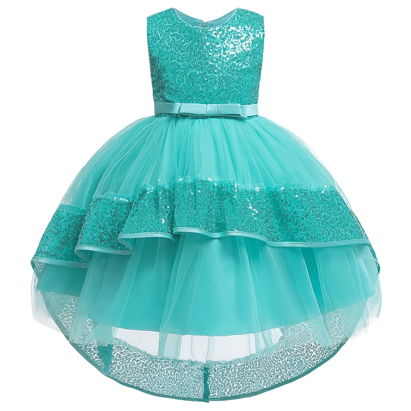 2022 Summer Girls Princess Dress Elegant Costume Kids Dresses For Children Clothing Party And Wedding 3-10 Years | Детская одежда и