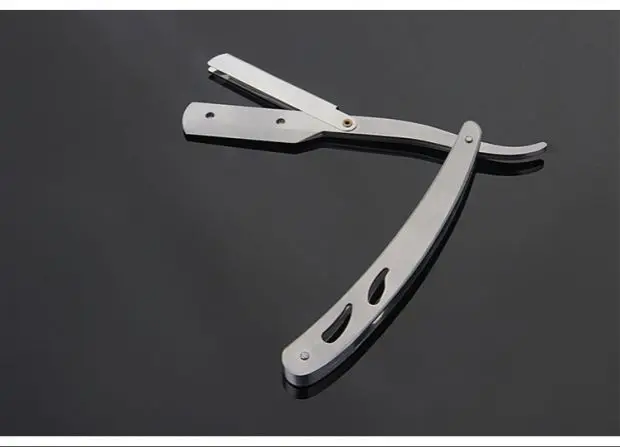 Бритва для бритья цвет титана винтажная бритва зажим волос Складная ручная