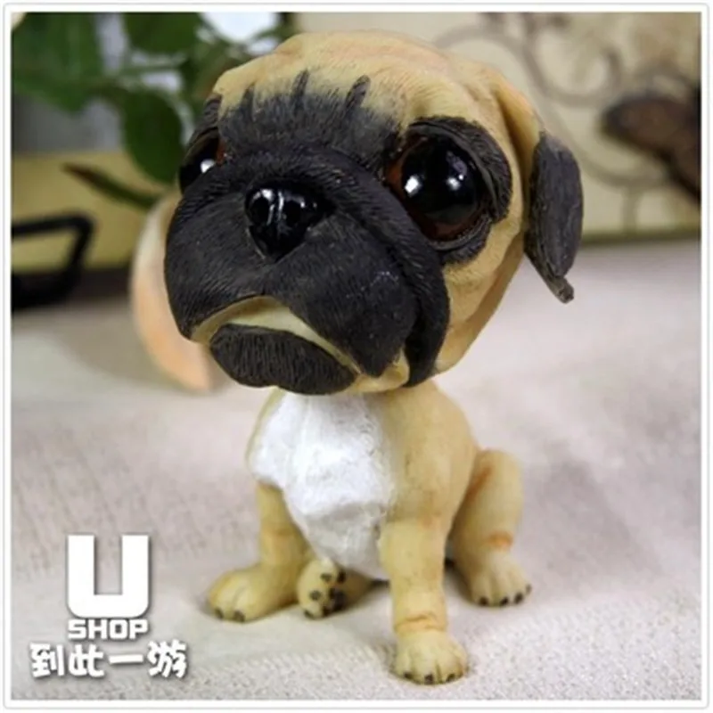 Украшение для автомобиля причудливые собаки настольные аксессуары качающаяся