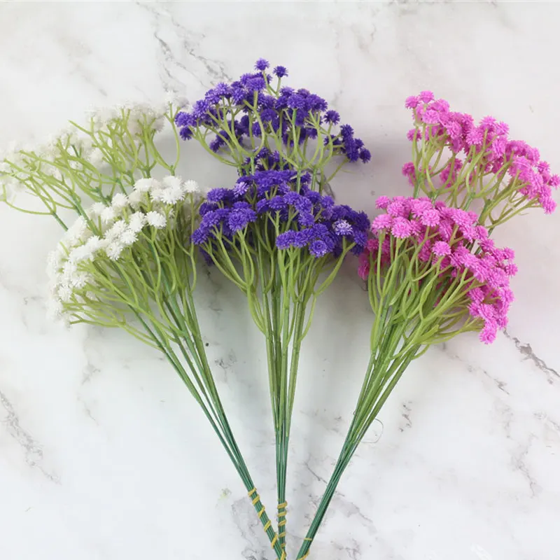 

Hot selling 1pcs/Simulation Flower Gypsophila Small Single Flower Home Decoration Simulation Bouquet Bridal Bouquet Gypsophila
