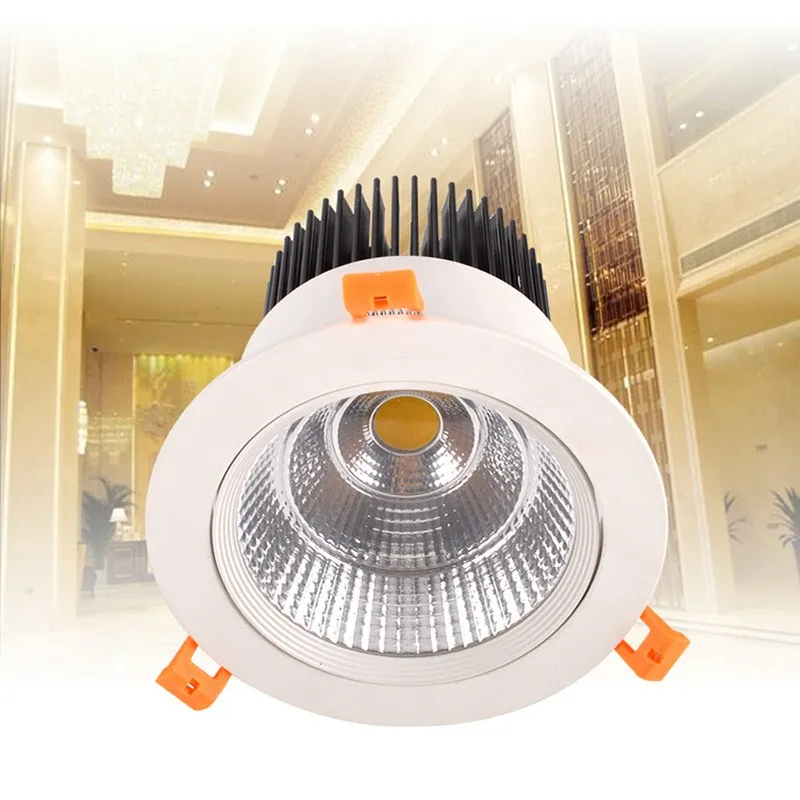 Dimmable Led вниз светильник COB Потолочный Точечный 3 Вт 40 7 9 12 15 30 потолочный