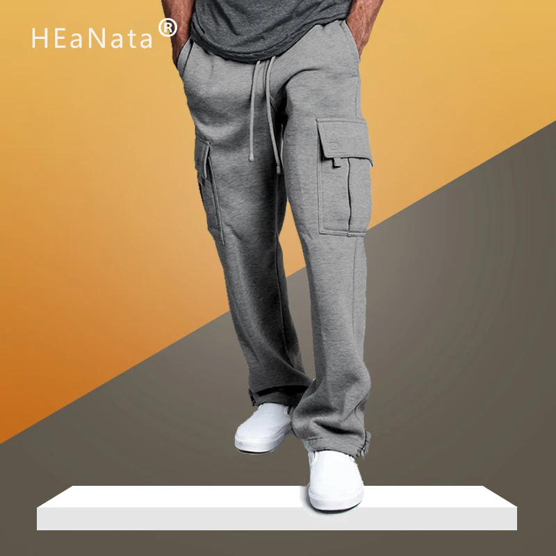Брюки карго мужские с несколькими карманами новинка 2020 модная уличная одежда