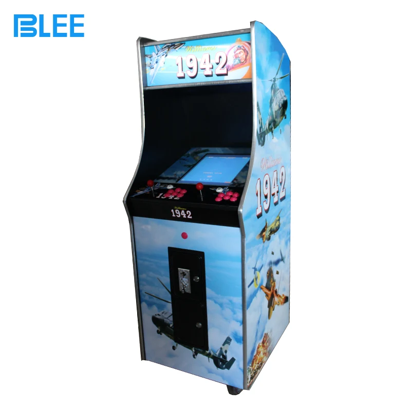 2 игрока аркадная машина Pacman в вертикальном положении с монетницей для аркадных