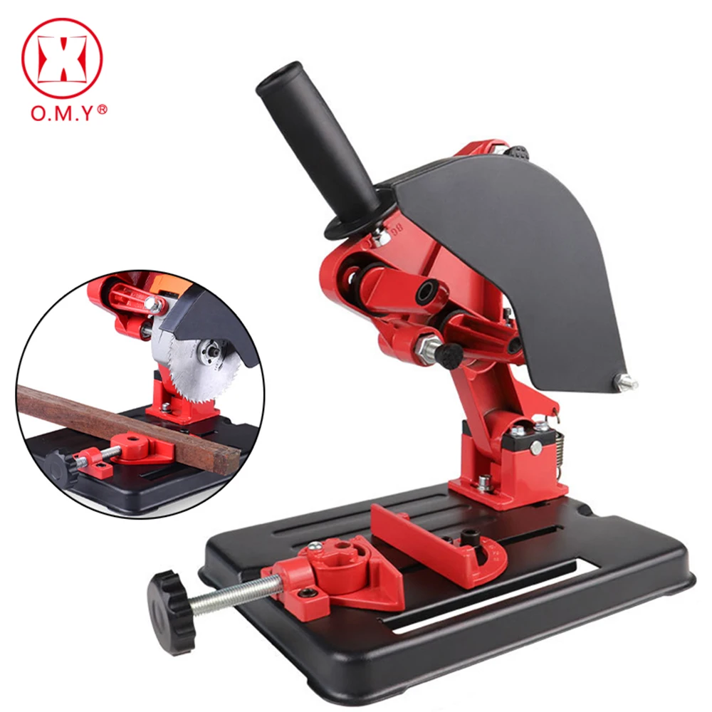 

OMY Angle Grinder Stand Angle Grinder Bracket Holder Support For 100-125 Angle Grinder DIY Cutting Stand Power Tools Accessories