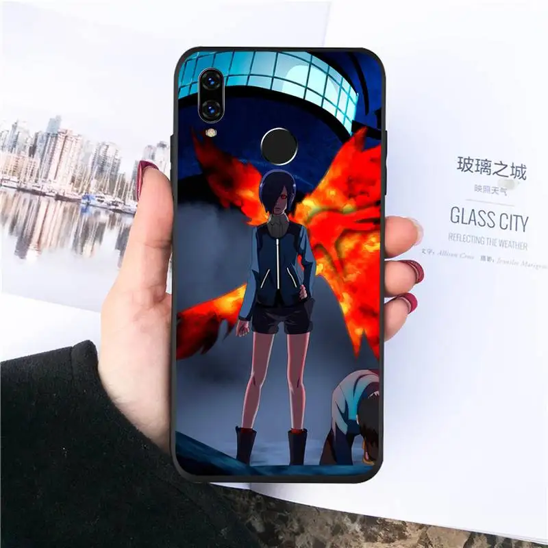

Tokyo Ghoul Touka Kirishima anime Phone Case For Huawei honor Mate P 10 20 30 40 i 9 8 pro x Lite smart 2019 nova 5t funda coque