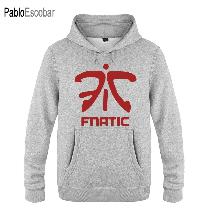 Fnatic логотип команды игровые худи Для мужчин с капюшоном (худи) флисовые кофты |
