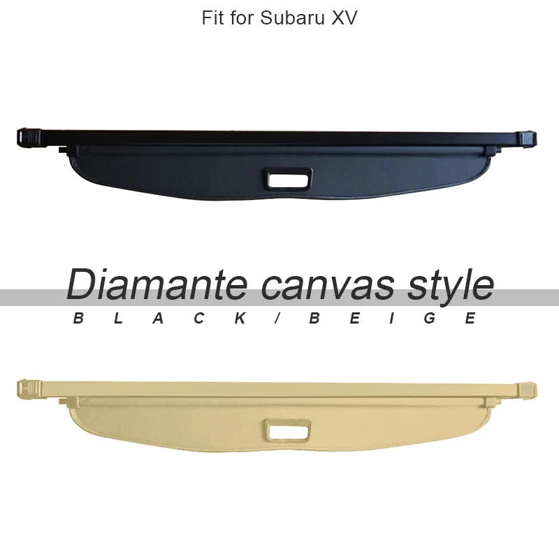 

Mutips 1Set Car Rear Trunk Cargo Cover For Subaru XV/Impreza 2014-2018 Car-styling Black Security Shield Shade Auto accessories