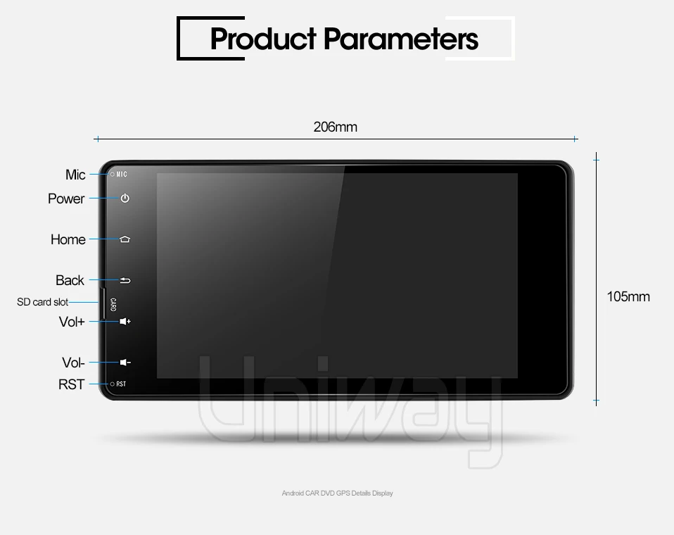 Uniway PX30 DSP 2G+ 32G android 9,0 автомобильный dvd для Mitsubishi outlander lancer 2010 2012 2013 автомобильный Радио gps навигация