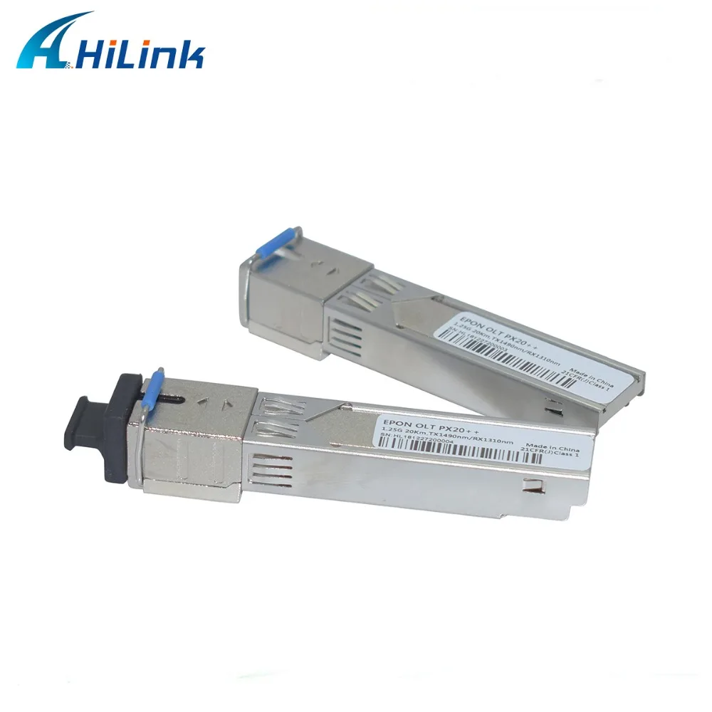 EPON OLT PX20++, 20 км, Tx1490/Rx1390, 1,25 GGbps/1,25 Гбит/с, SFP BiDi, SC/UPC, коммерческая температура