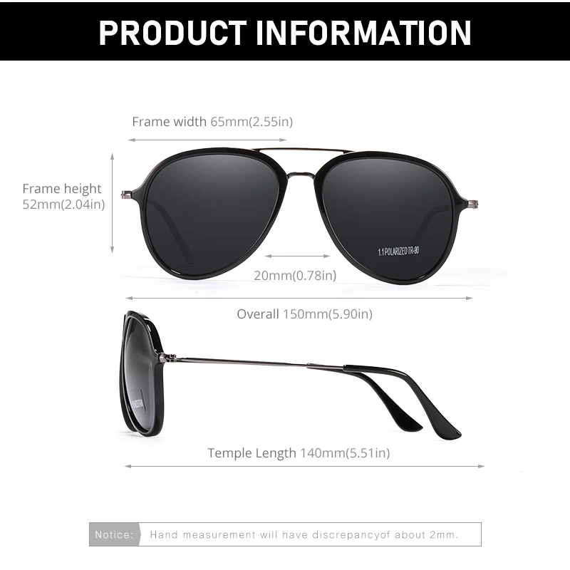 Мужские УНИКАЛЬНЫЕ Солнцезащитные очки авиаторы KDEAM поляризационные