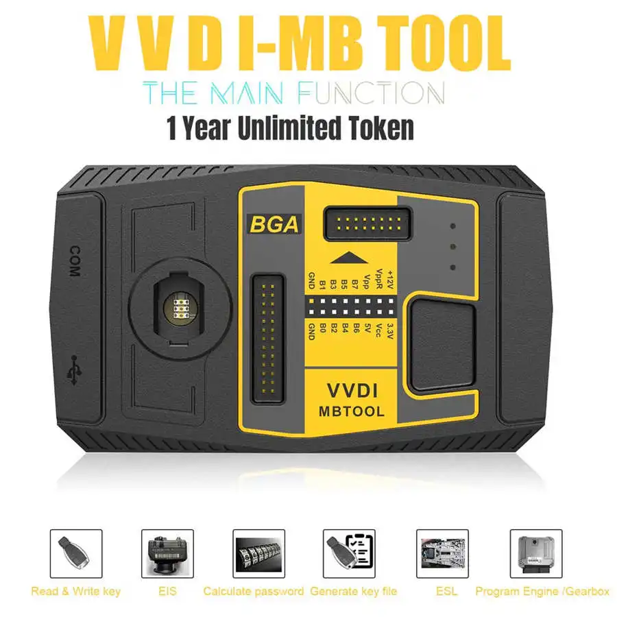 Инструмент Xhorse VVDI MB BGA для программирования ключей Benz с неограниченными тюкерами