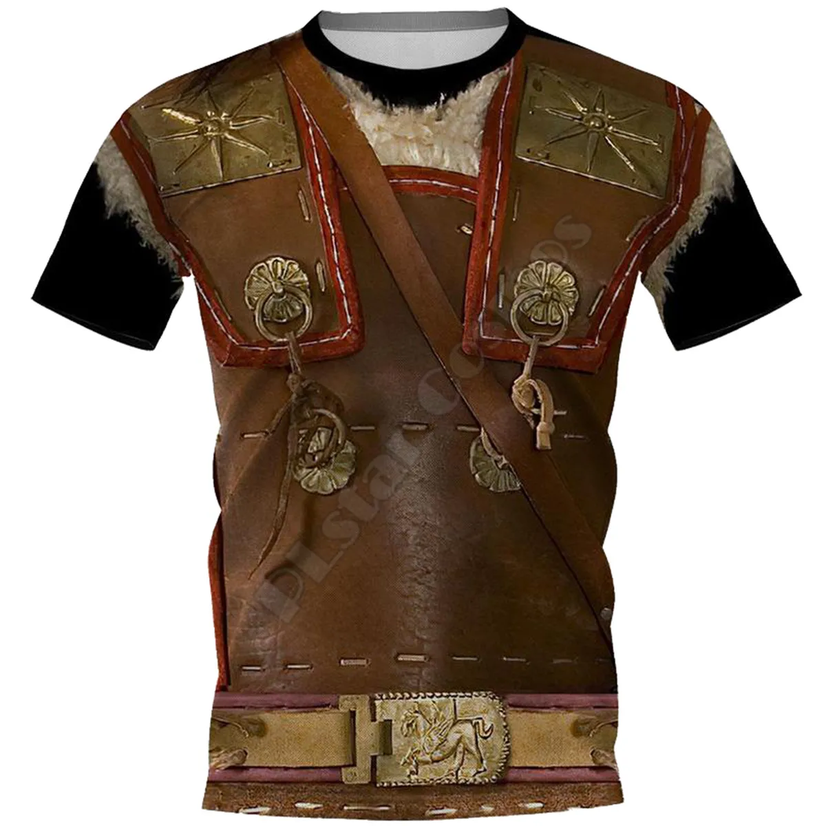 

Macedonian Armor Of Warrior 3D Printed t shirts women for men Summer Casual Tees Short Sleeve T-shirts Short Sleeve