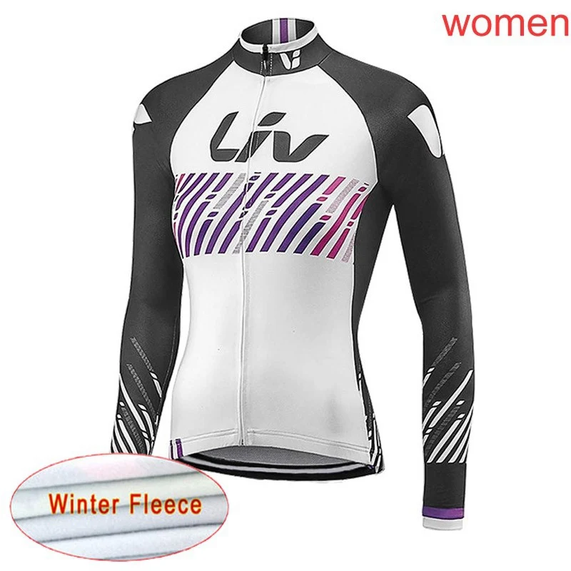 

Новинка Профессиональная женская Liv команда Велоспорт Джерси Зимняя с длинным рукавом велосипед термальный флис Ropa Roupa De Ciclismo Mtb Одежда 121432