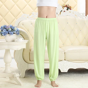 light green BZEL, новинка, женские штаны для сна, женские домашние штаны, удобная Милая одежда, 13 цветов, повседневные пижамы для пар размера плюс, штаны для сна, M-XXXL - Цвет: light green
