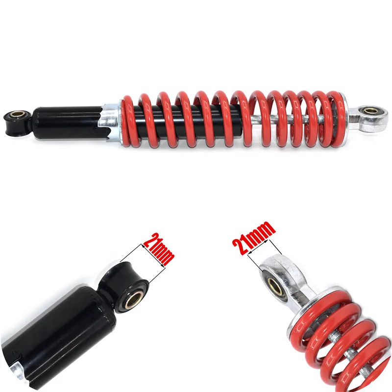 

350mm/13.8in Rear Shock Absorber Universal Fit for Dune Buggy Quad Dirt Bike ATV Aluminium Alloy Shock Spring Suspension New