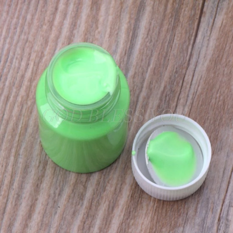 

8 Colors Super Bright Luminous Epoxy Resin Pigment Glow in The Dark Liquid Colorant Body Art UV Body Paint Set Each 15g