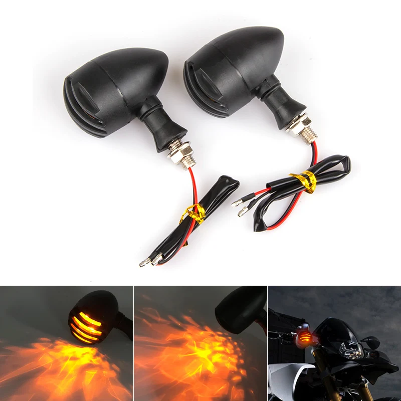 Световой индикатор поворота мотоцикла светодиодная лампа в стиле ретро для Harley